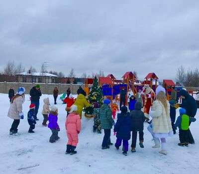 Новогодний праздник в посёлке, 25.12.2016